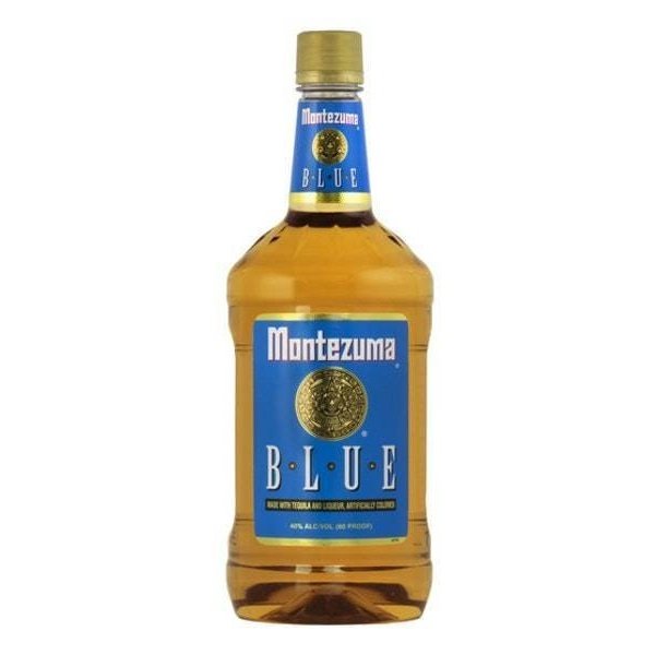 Montezuma Blue Tequila Liter - ForWhiskeyLovers.com