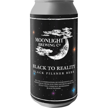 Moonlight Brewing 'Black to Reality' Black Pilsner Single Can - ForWhiskeyLovers.com