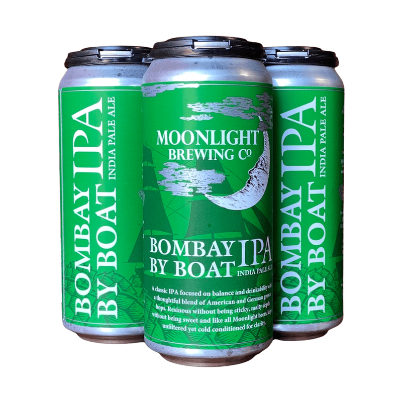 Moonlight Brewing Co 'Bombay by Boat' IPA 4-Pack - ForWhiskeyLovers.com