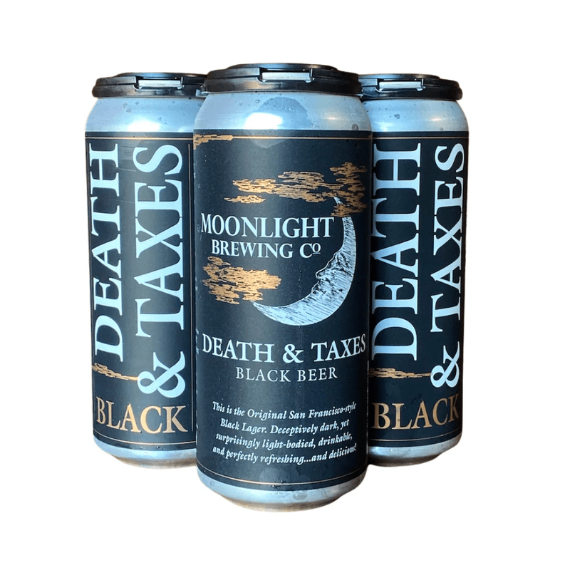 Moonlight Brewing Co. 'Death & Taxes' Black Beer 4-Pack - ForWhiskeyLovers.com