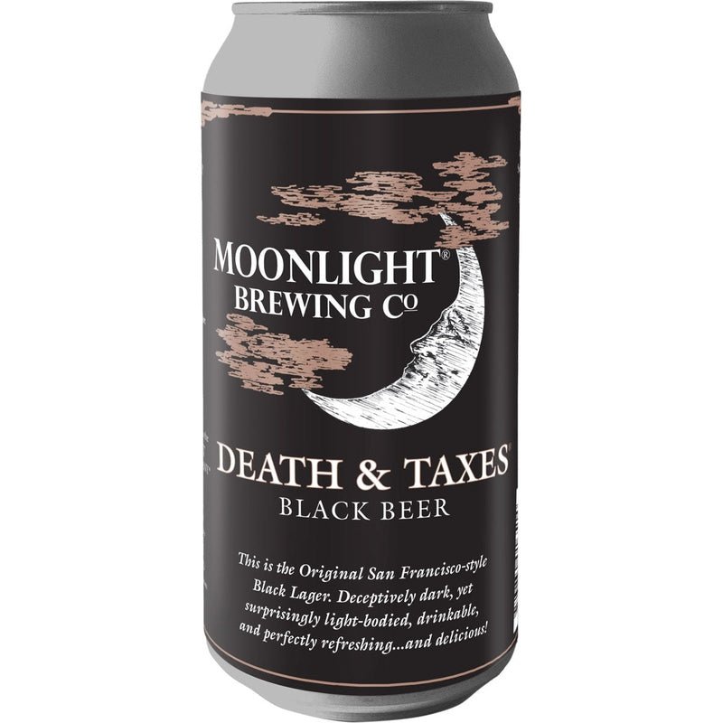 Moonlight Brewing Co. 'Death & Taxes' Black Beer Single Can - ForWhiskeyLovers.com