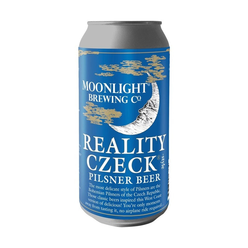 Moonlight Brewing 'Reality Czeck' Czech Pilsner 4-Pack - ForWhiskeyLovers.com
