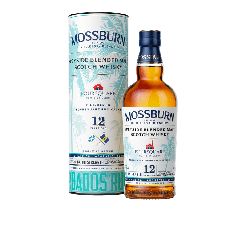 Mossburn 12 Year Old Speyside Blended Malt Foursquare Rum Finish - ForWhiskeyLovers.com