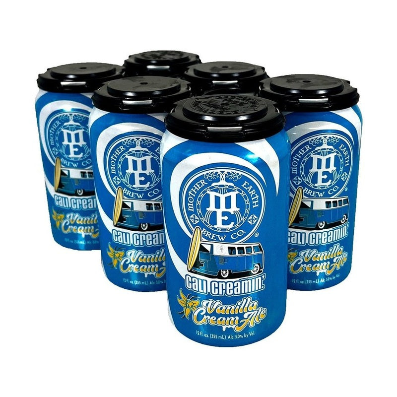 Mother Earth Brew Co. Cali Creamin' Vanilla Cream Ale Beer 6-Pack - ForWhiskeyLovers.com