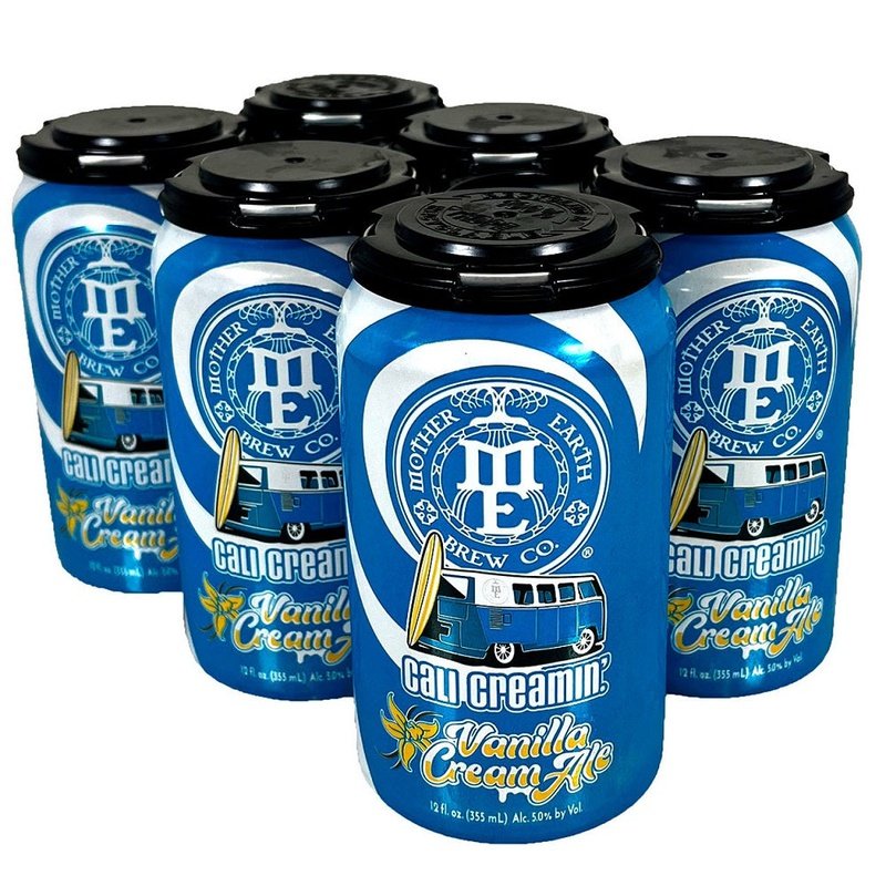 Mother Earth Brew Co. Cali Creamin' Vanilla Cream Ale Beer 6-Pack - ForWhiskeyLovers.com