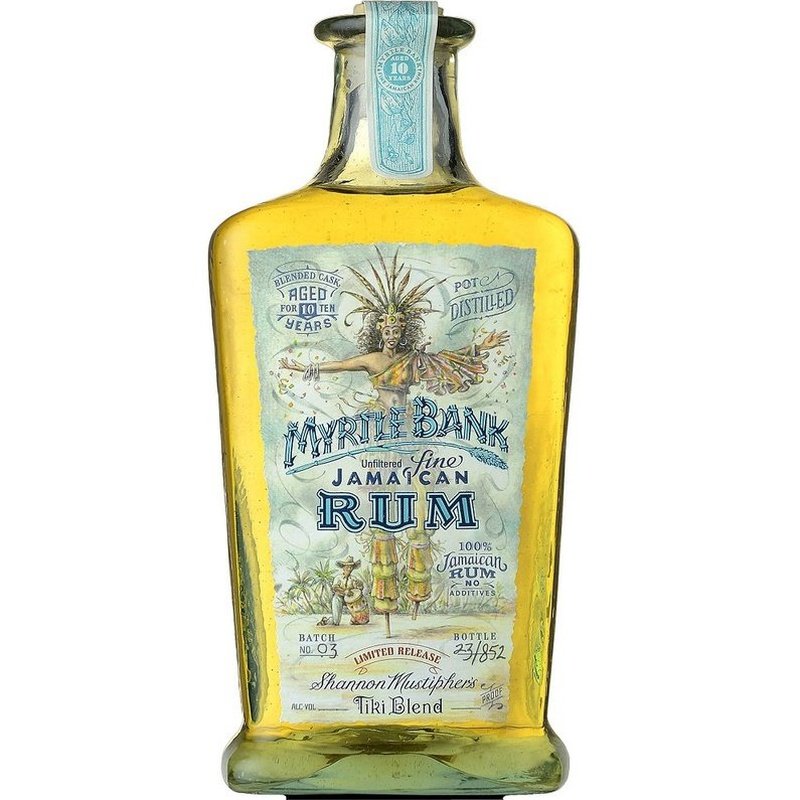 Myrtle Bank 10 Year Old 'Shannon Mustiphers' Jamaican Rum - ForWhiskeyLovers.com