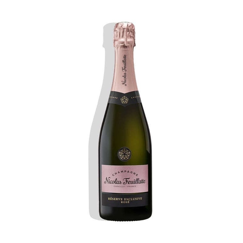 Nicolas Feuillatte Réserve Exclusive Rosé Champagne 750ml - ForWhiskeyLovers.com