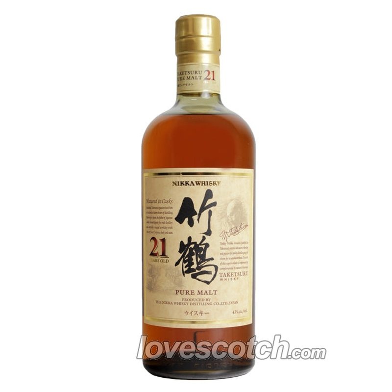 Nikka Taketsuru 21 Year Old Pure Malt Japanese Whisky - ForWhiskeyLovers.com