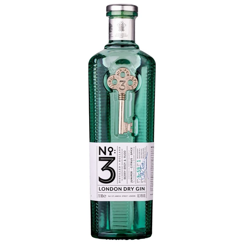 No. 3 London Dry Gin - ForWhiskeyLovers.com