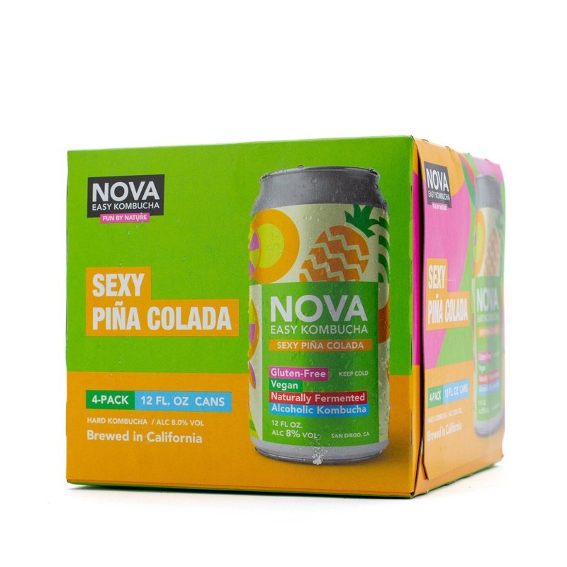 Nova Easy Kombucha Sexy Pina Colada 4-Pack - ForWhiskeyLovers.com