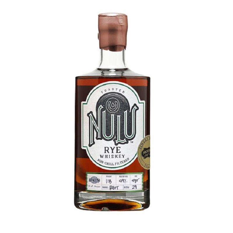 Nulu Toasted Single Barrel Rye Whiskey - ForWhiskeyLovers.com