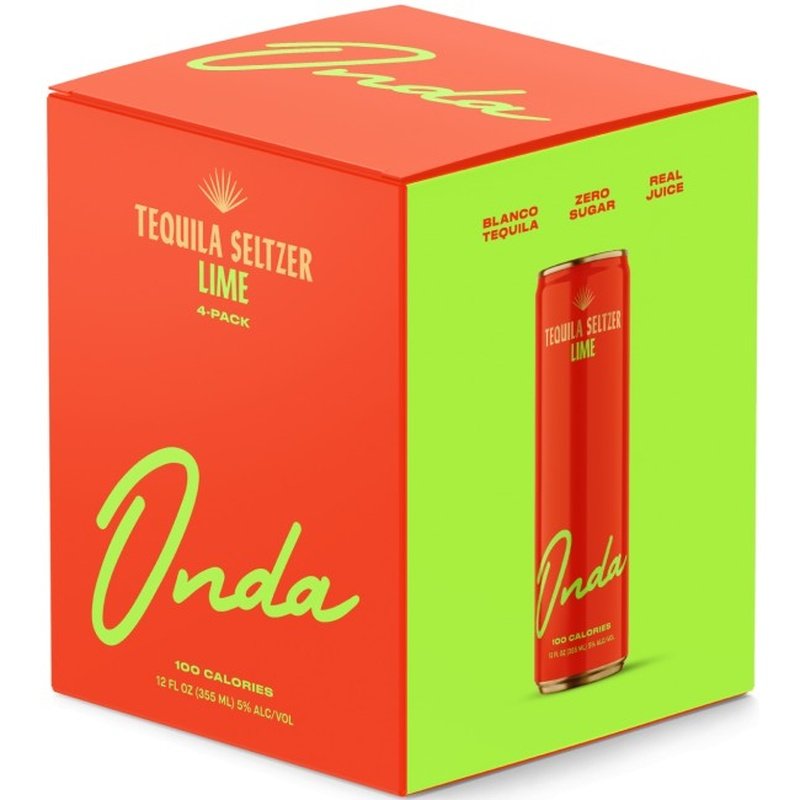 ONDA Tequila Seltzer 'Lime' 4-Pack - ForWhiskeyLovers.com