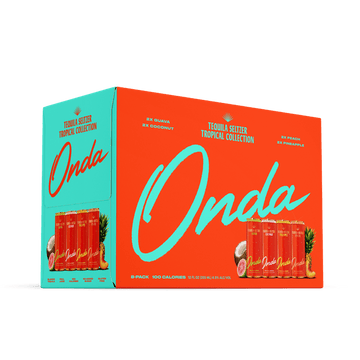 ONDA Tequila Seltzer 'Tropical Collection' 8-Pack - ForWhiskeyLovers.com