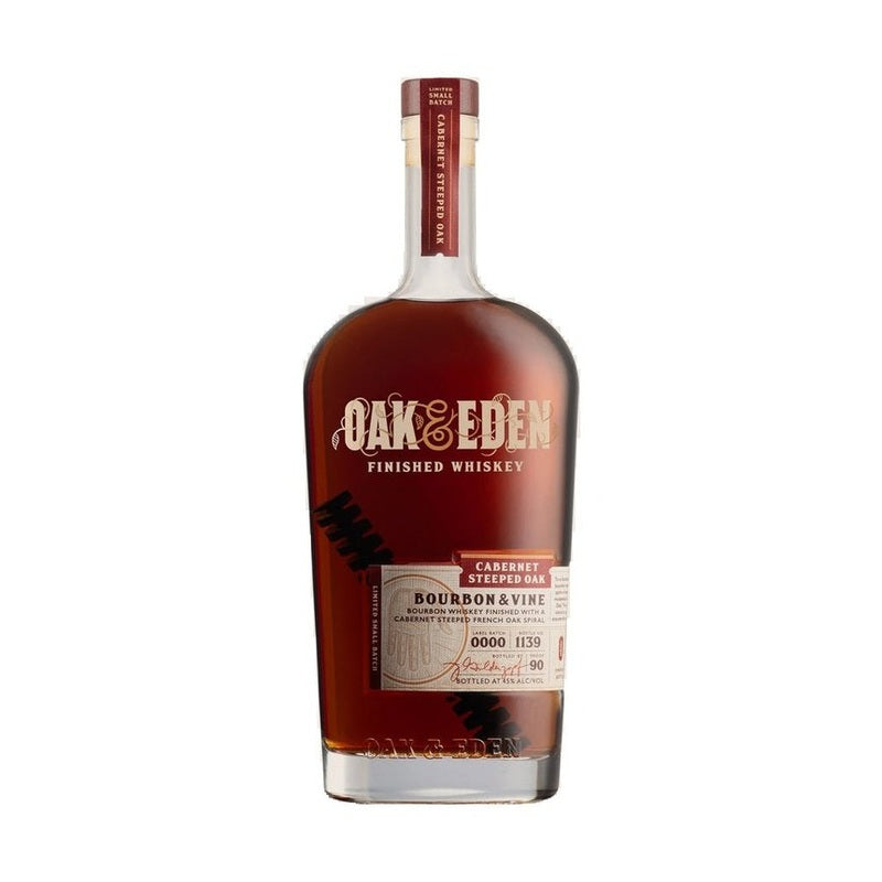 Oak & Eden Cabernet Steeped Oak Bourbon & Vine Whiskey - ForWhiskeyLovers.com