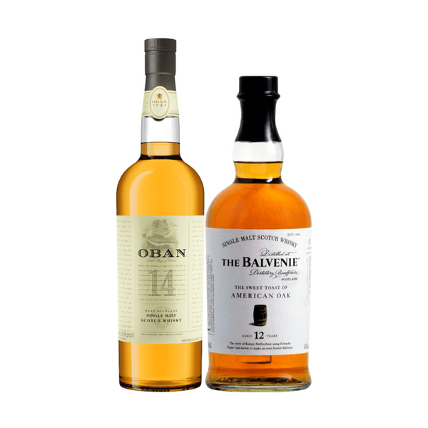 Oban 14 Year Old & Balvenie 12 Year Old Sweet Toast Bundle