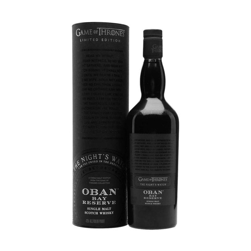 Oban Bay Reserve 'Game of Thrones - The Night's Watch' Single Malt Scotch Whisky - ForWhiskeyLovers.com