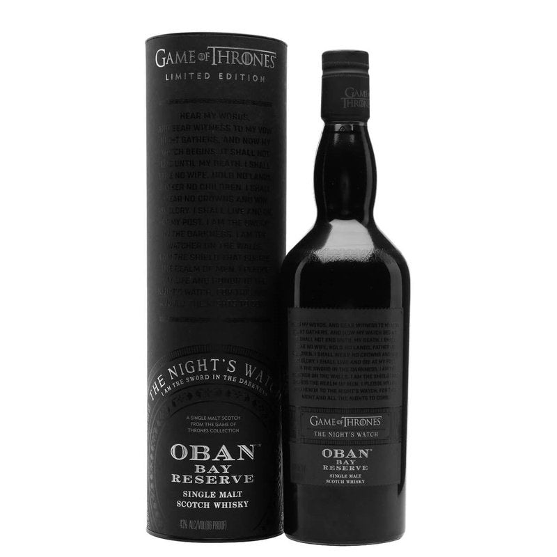 Oban Bay Reserve 'Game of Thrones - The Night's Watch' Single Malt Scotch Whisky - ForWhiskeyLovers.com