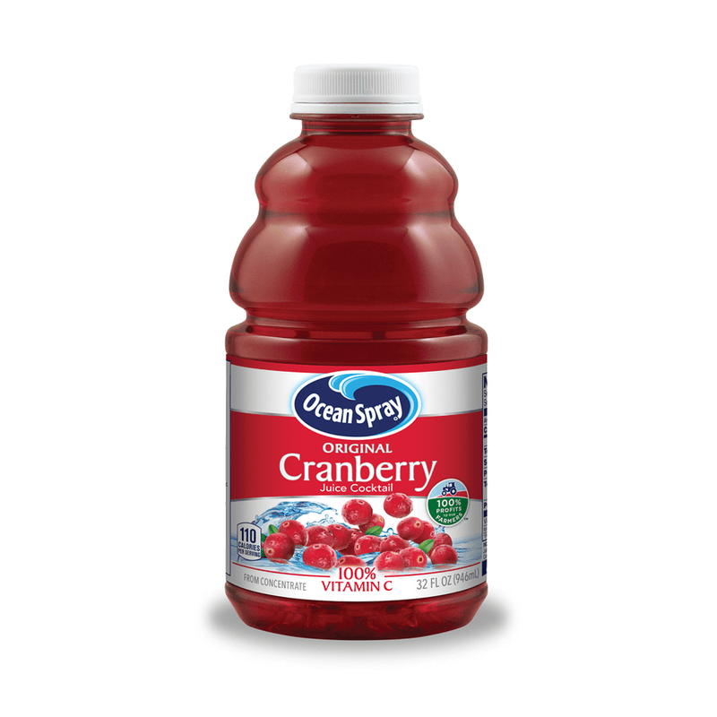 Ocean Spray Cranberry Juice Cocktail 32oz - ForWhiskeyLovers.com