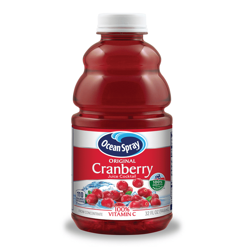 Ocean Spray Cranberry Juice Cocktail 32oz - ForWhiskeyLovers.com