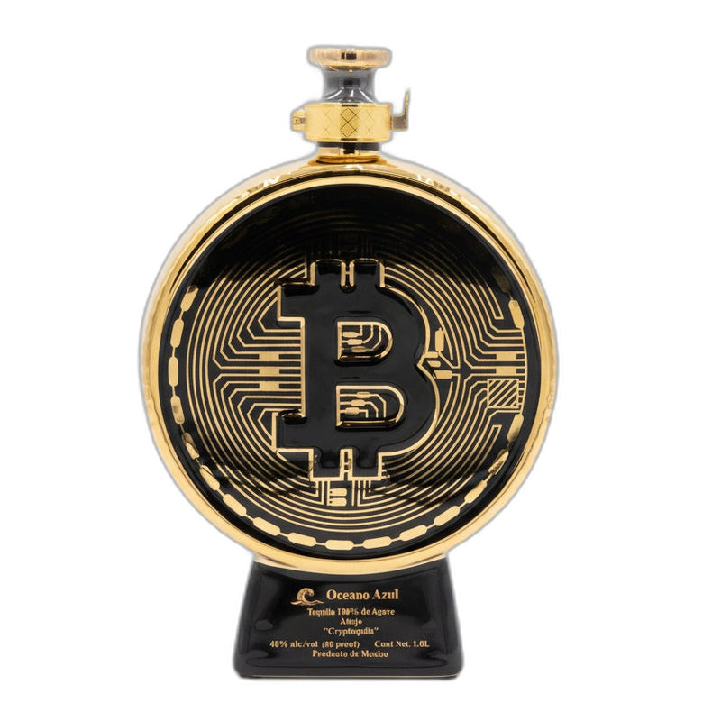 Oceano Azul Bitcoin Cryptoquila Añejo Tequila 1 L - ForWhiskeyLovers.com