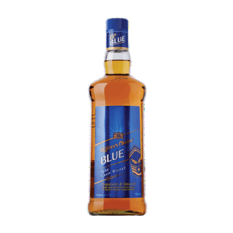 Officer's Choice Blue Pure Grain Spirit Whisky - ForWhiskeyLovers.com