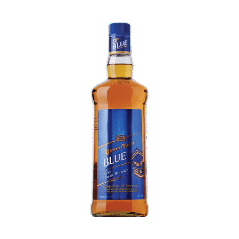Officer's Choice Blue Pure Grain Spirit Whisky - ForWhiskeyLovers.com