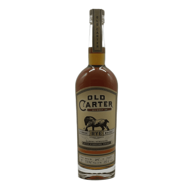 Old Carter Straight Rye Whiskey Batch No. 5 - ForWhiskeyLovers.com