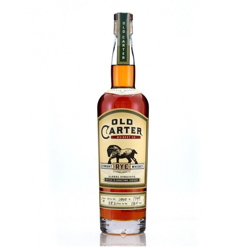 Old Carter Straight Rye Whiskey Batch No. 9 - ForWhiskeyLovers.com