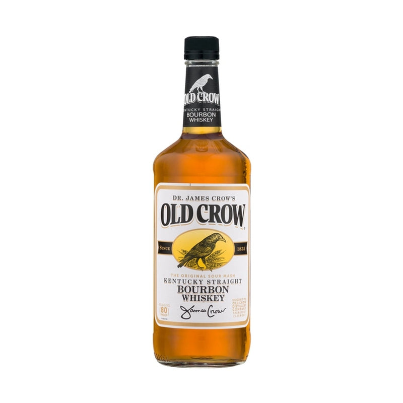 Old Crow Kentucky Straight Bourbon Whiskey 3 Year 1L - ForWhiskeyLovers.com