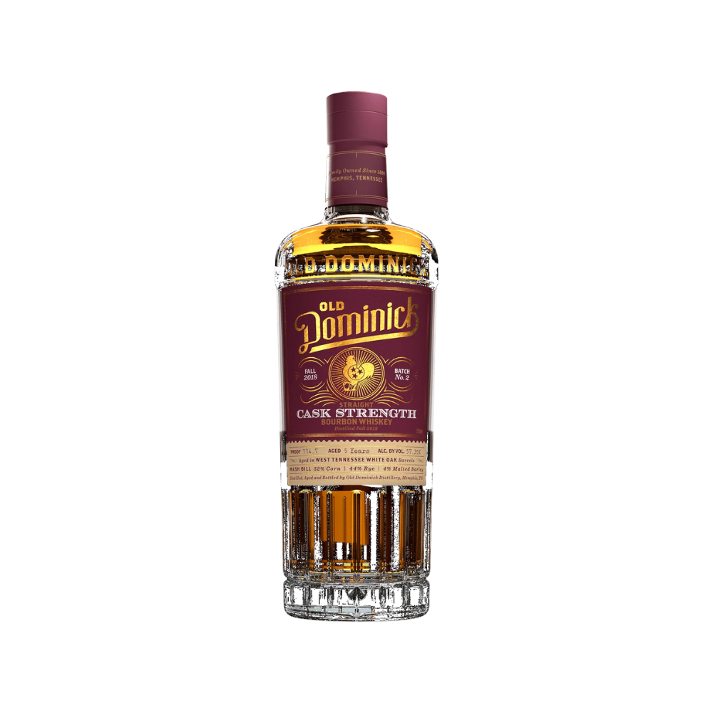 Old Dominick Straight Cask Strength Bourbon Whiskey 7 year 750 ml - ForWhiskeyLovers.com