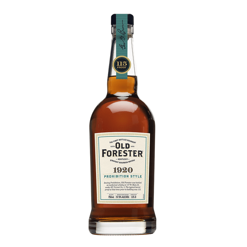 Old Forester 1920 Prohibition Style Kentucky Straight Bourbon Whisky - ForWhiskeyLovers.com