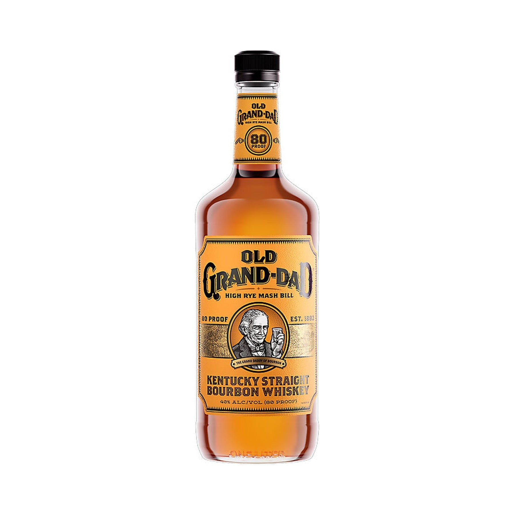 Old Grand-Dad Straight Bourbon 1L - ForWhiskeyLovers.com