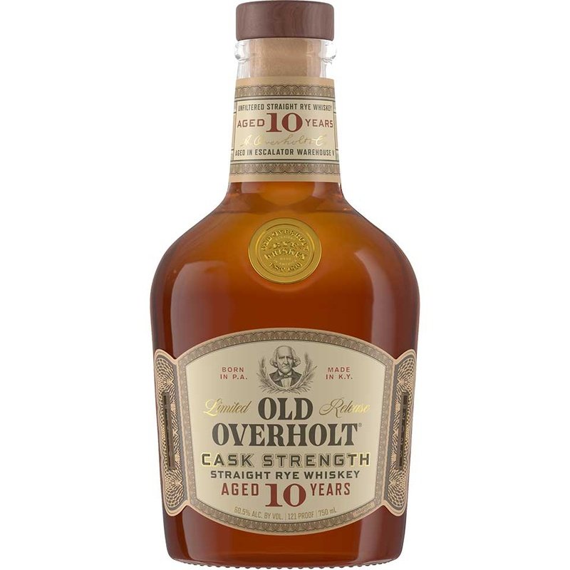 Old Overholt 10 Year Cask Strength Straight Rye Whiskey - ForWhiskeyLovers.com