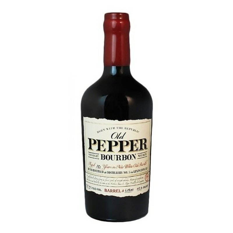 Old Pepper 10 Year Old Single Barrel Bourbon - ForWhiskeyLovers.com