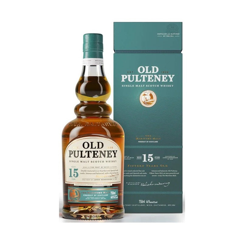 Old Pulteney 15 Year Old Single Malt Scotch Whisky - ForWhiskeyLovers.com