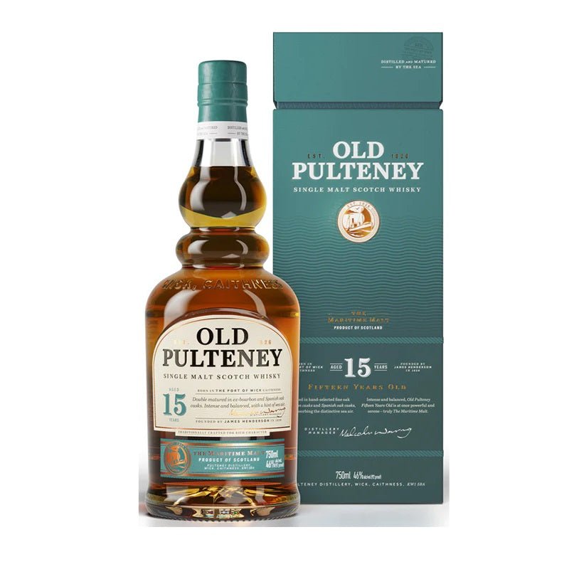 Old Pulteney 15 Year Old Single Malt Scotch Whisky - ForWhiskeyLovers.com