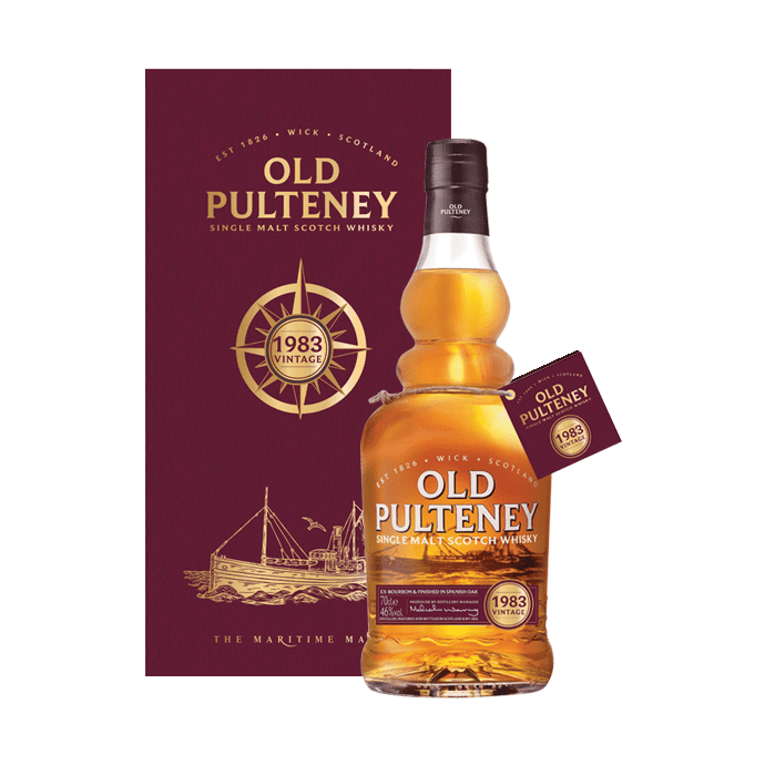 Old Pulteney 1983 Vintage Single Malt Scotch Whisky - ForWhiskeyLovers.com