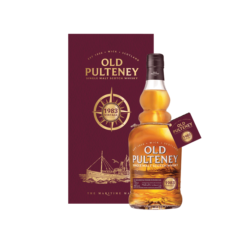 Old Pulteney 1983 Vintage Single Malt Scotch Whisky - ForWhiskeyLovers.com