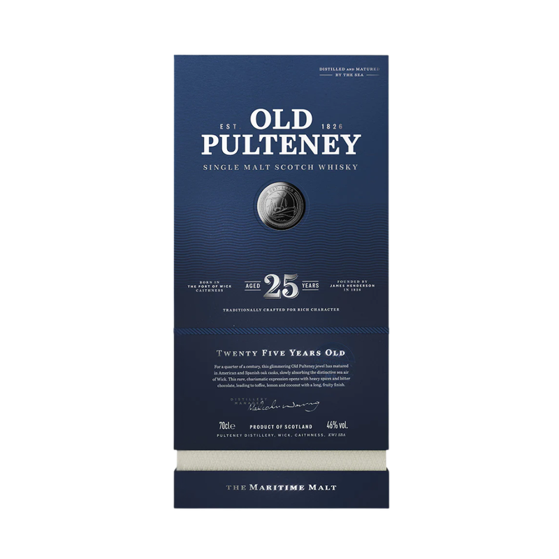 Old Pulteney 25 Year Single Malt Scotch Whisky - ForWhiskeyLovers.com
