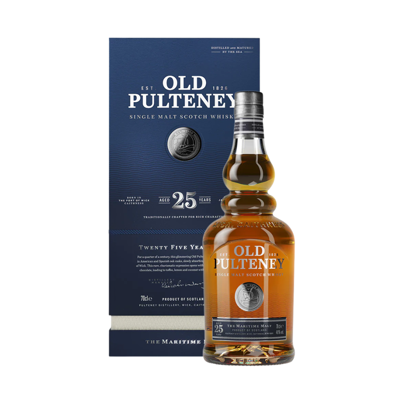 Old Pulteney 25 Year Single Malt Scotch Whisky - ForWhiskeyLovers.com