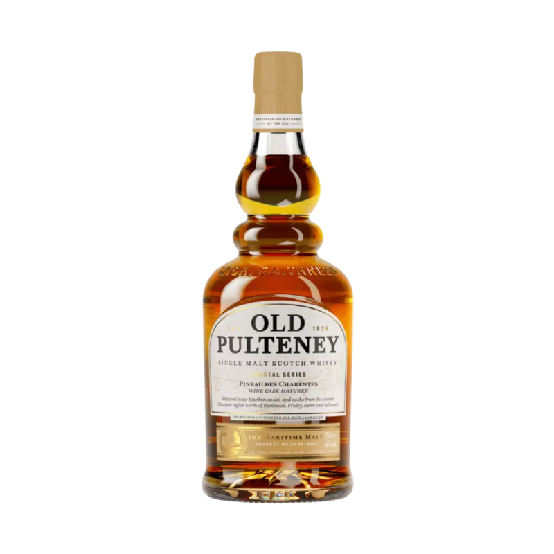 Old Pulteney Coastal Series Pineau De Charentes Finish Scotch Whisky - ForWhiskeyLovers.com