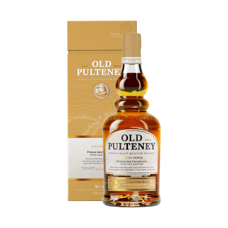 Old Pulteney Coastal Series Pineau De Charentes Finish Scotch Whisky - ForWhiskeyLovers.com
