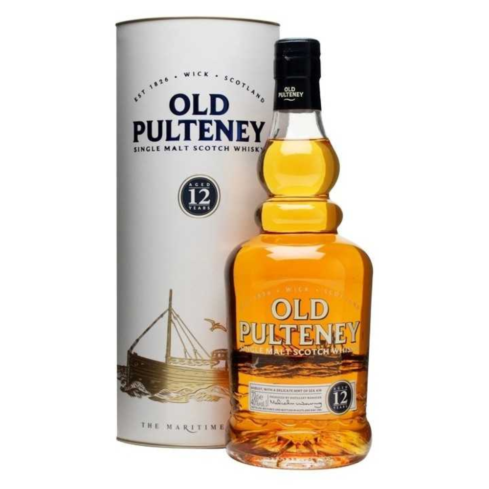 Old Pulteney Scotch Single Malt 12 Year 750ml - ForWhiskeyLovers.com