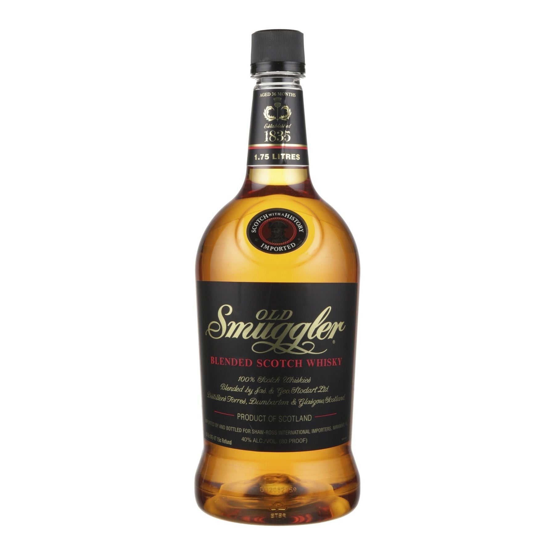 Old Smuggler Blended Scotch Whisky 1.75L - ForWhiskeyLovers.com