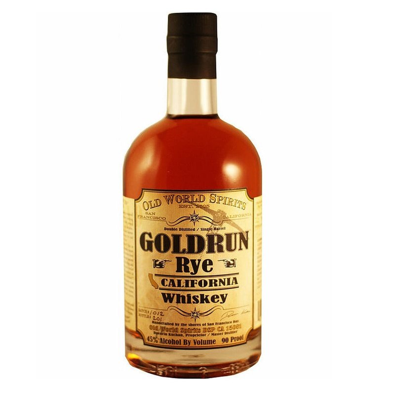 Old World Spirits Goldrun Rye California Whiskey - ForWhiskeyLovers.com