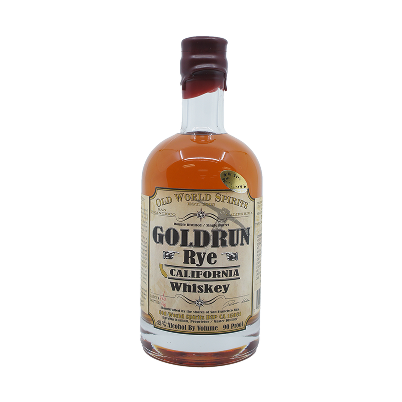 Old World Spirits Goldrun Rye California Whiskey - ForWhiskeyLovers.com