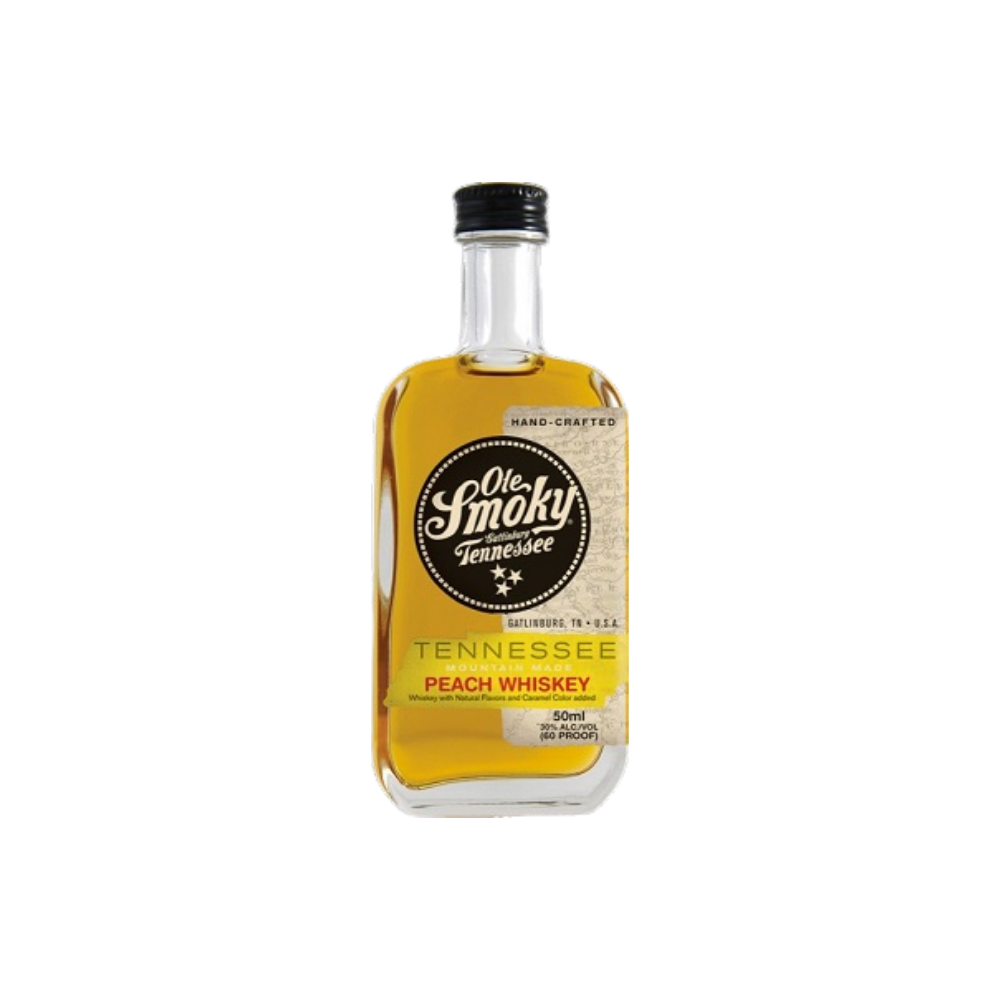 Ole Smoky Tennessee Peach Whiskey 50ml - ForWhiskeyLovers.com