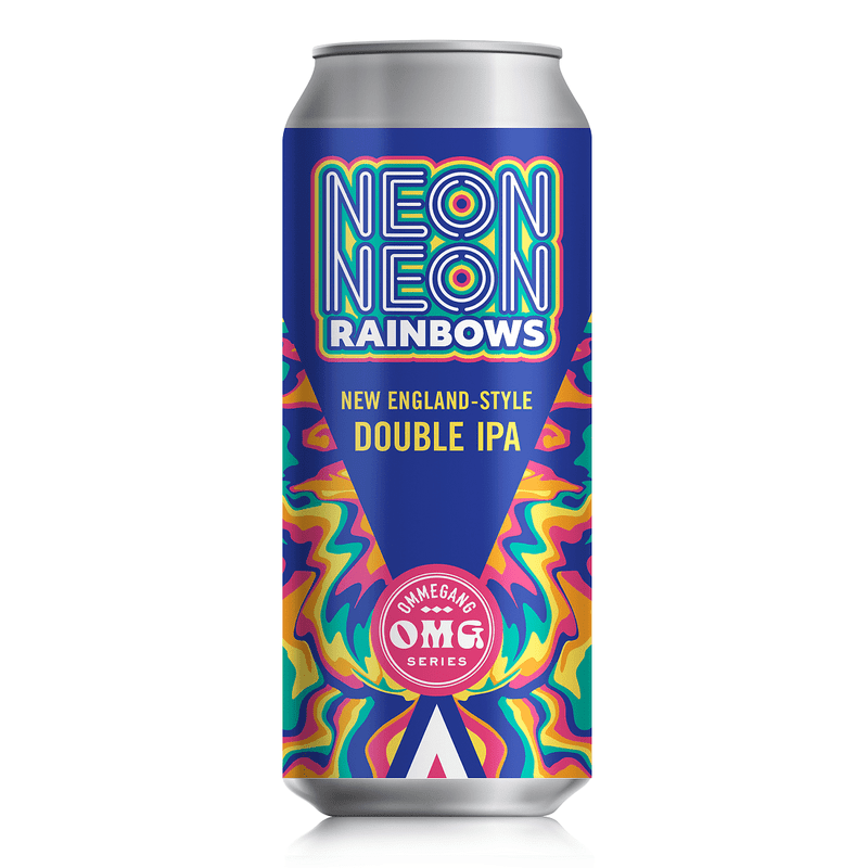 Ommegang Brewery 'Neon Neon Rainbows' Double IPA Beer 4-Pack - ForWhiskeyLovers.com