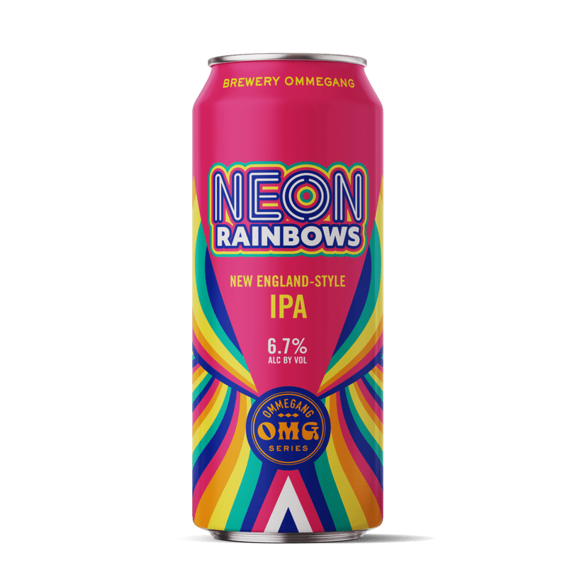 Ommegang Brewery 'Neon Rainbows' IPA Beer Single Can - ForWhiskeyLovers.com