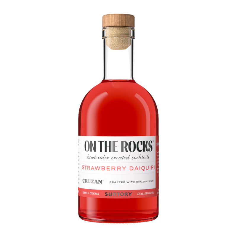 On The Rocks Strawberry Daiquiri Cocktail 375 mL - ForWhiskeyLovers.com